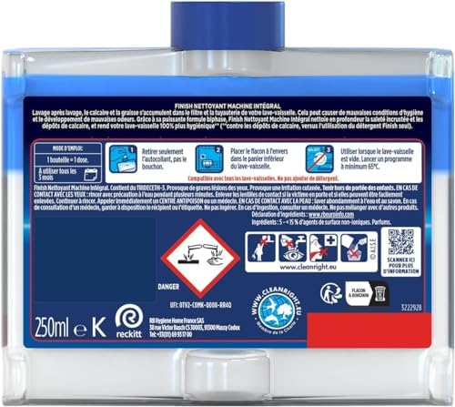 Vue 3 de Finish Produit Lavevaisselle Nettoyant