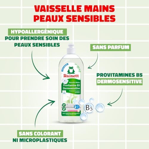 Vue 2 de Rainett Liquide Vaisselle Mains