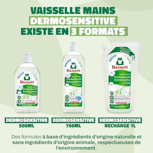 Vue 5 de Rainett Liquide Vaisselle Mains