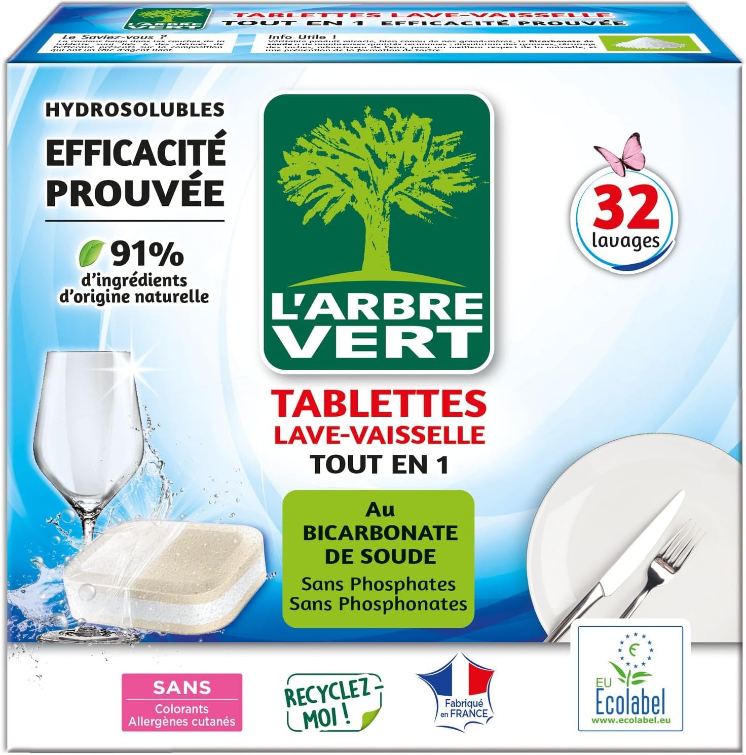 Larbre Vert Tablettes Lave