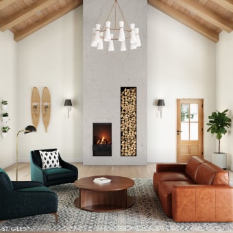 Cambria vs Concrete Cambria-St.-Giles-Quartz-Countertop-Fireplace
