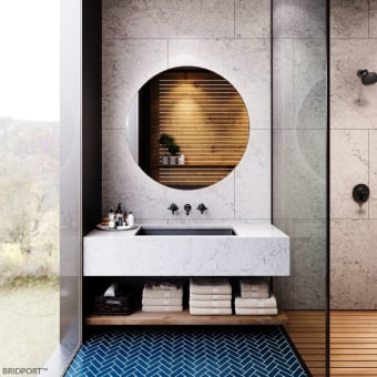 Cambria vs Concrete Cambria-Bridport-Quartz-Countertop-bathroom