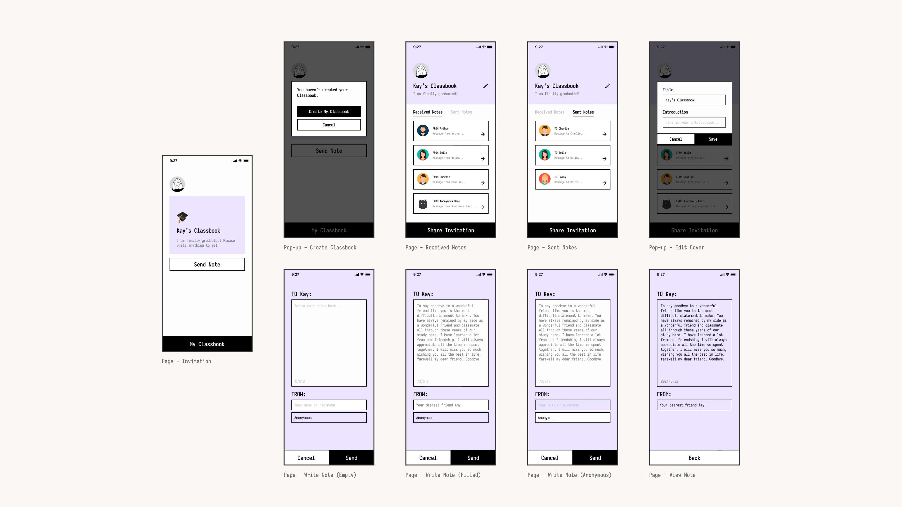 Final Design Prototype - All Pages