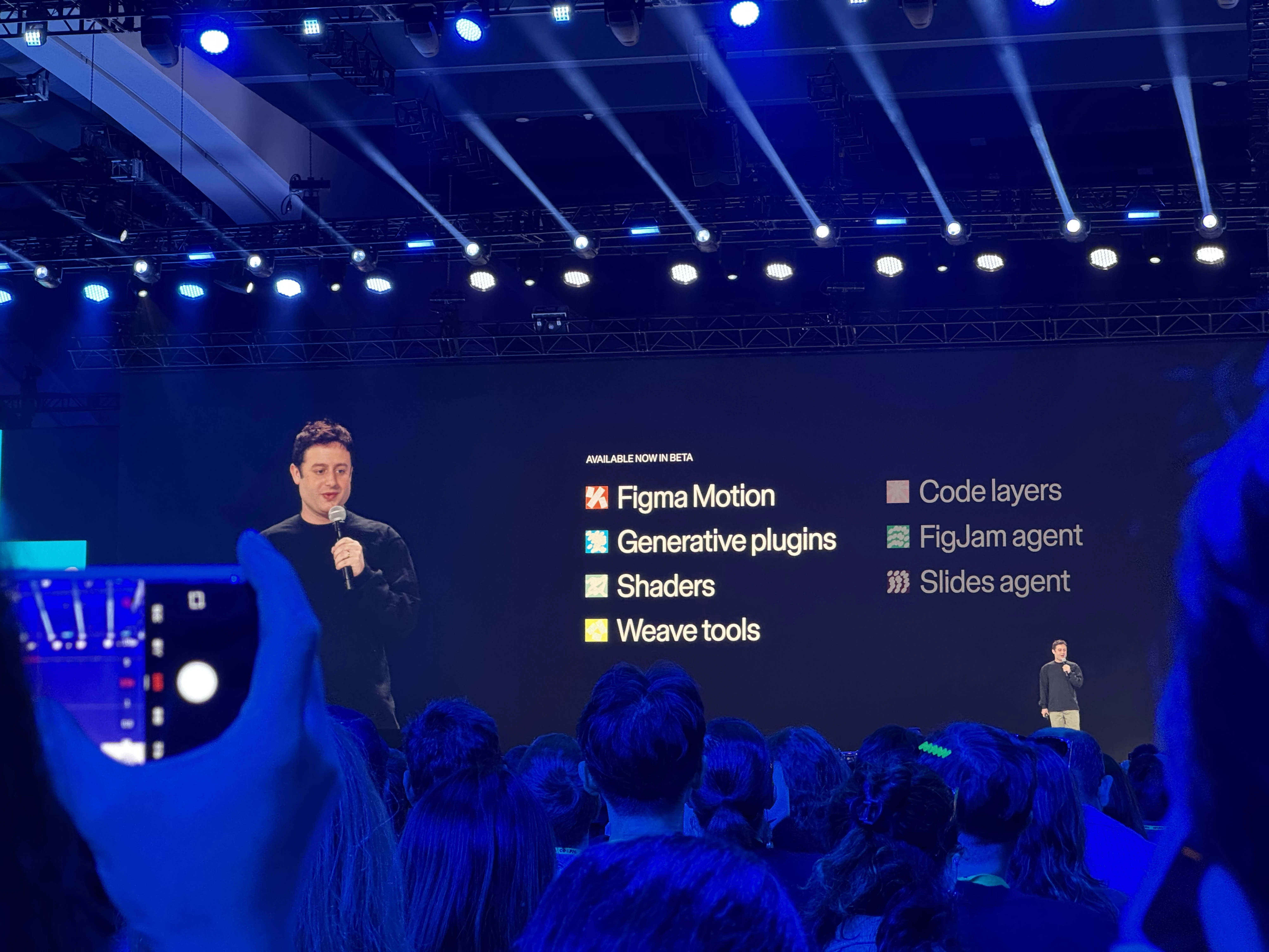 Dylan Field on stage at Figma Config 2026