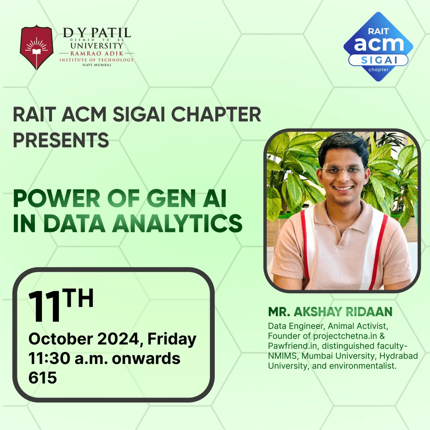 Expert Talk: The Power of GenAI poster