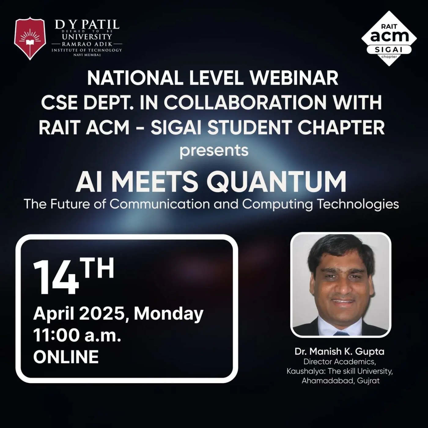 AI Meets Quantum: Expert Talk poster