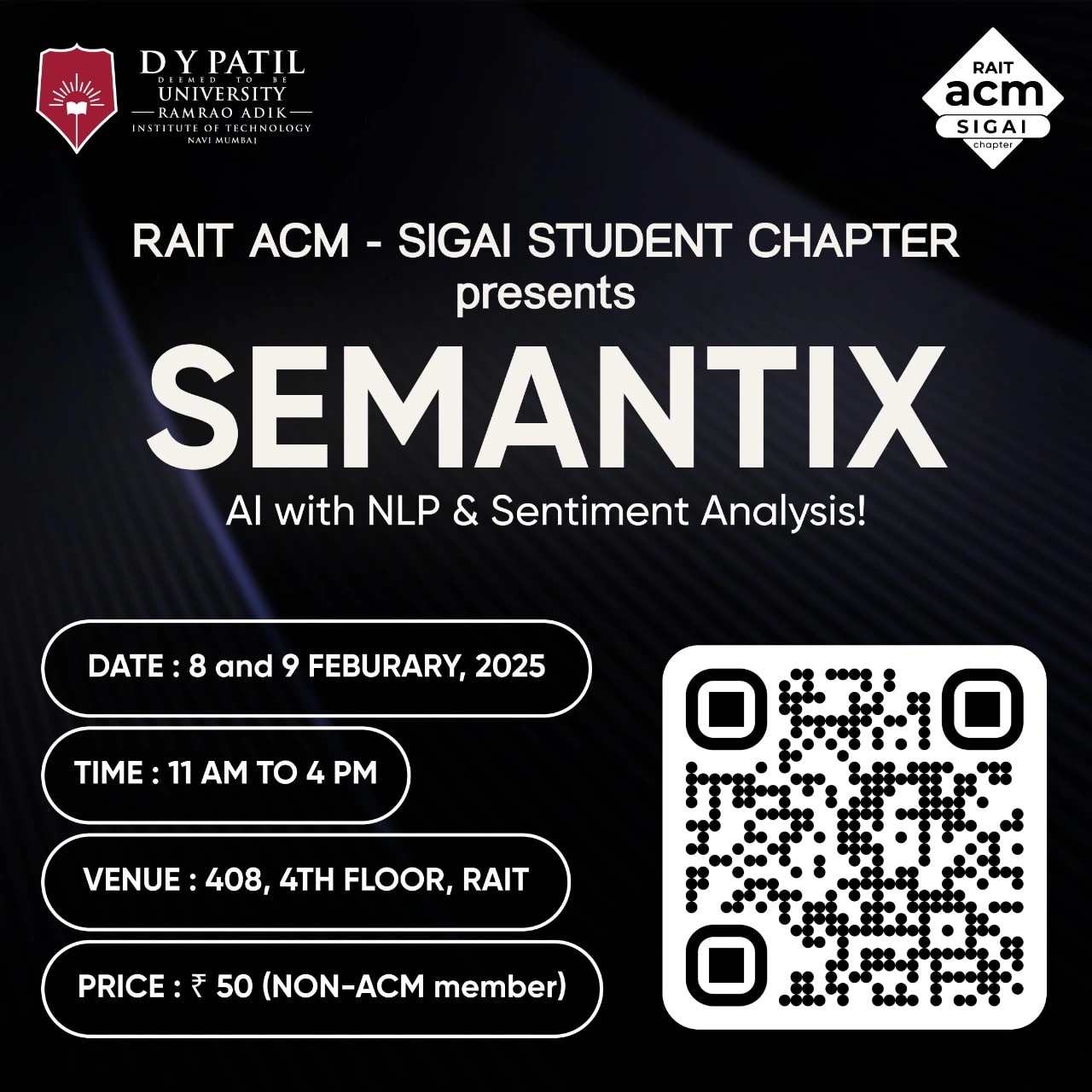 Semantix: NLP & Sentiment Analysis Workshop poster