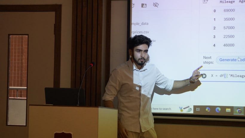 A talk in progress
