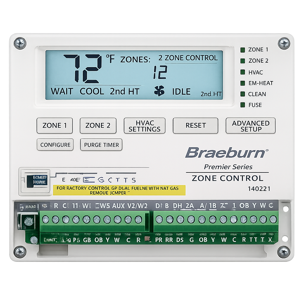 2-ZONE CONTROL PANEL