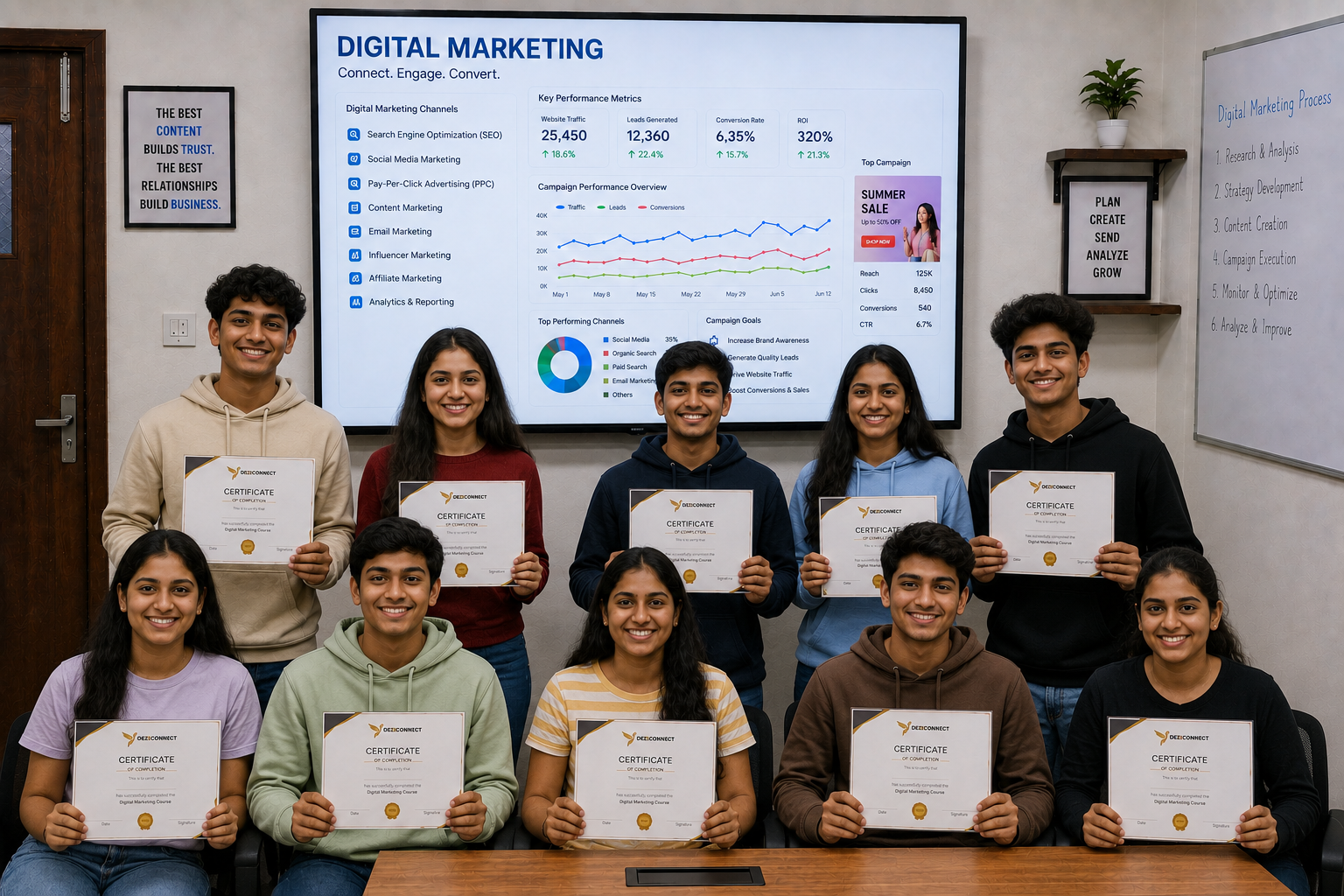 Students of Delhi Digital Masters