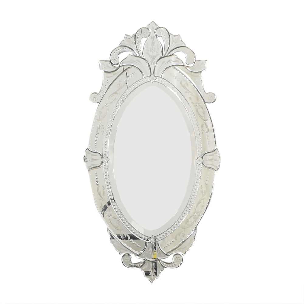 LaBarge Oval Venetian Mirror | 83% Off | Kaiyo