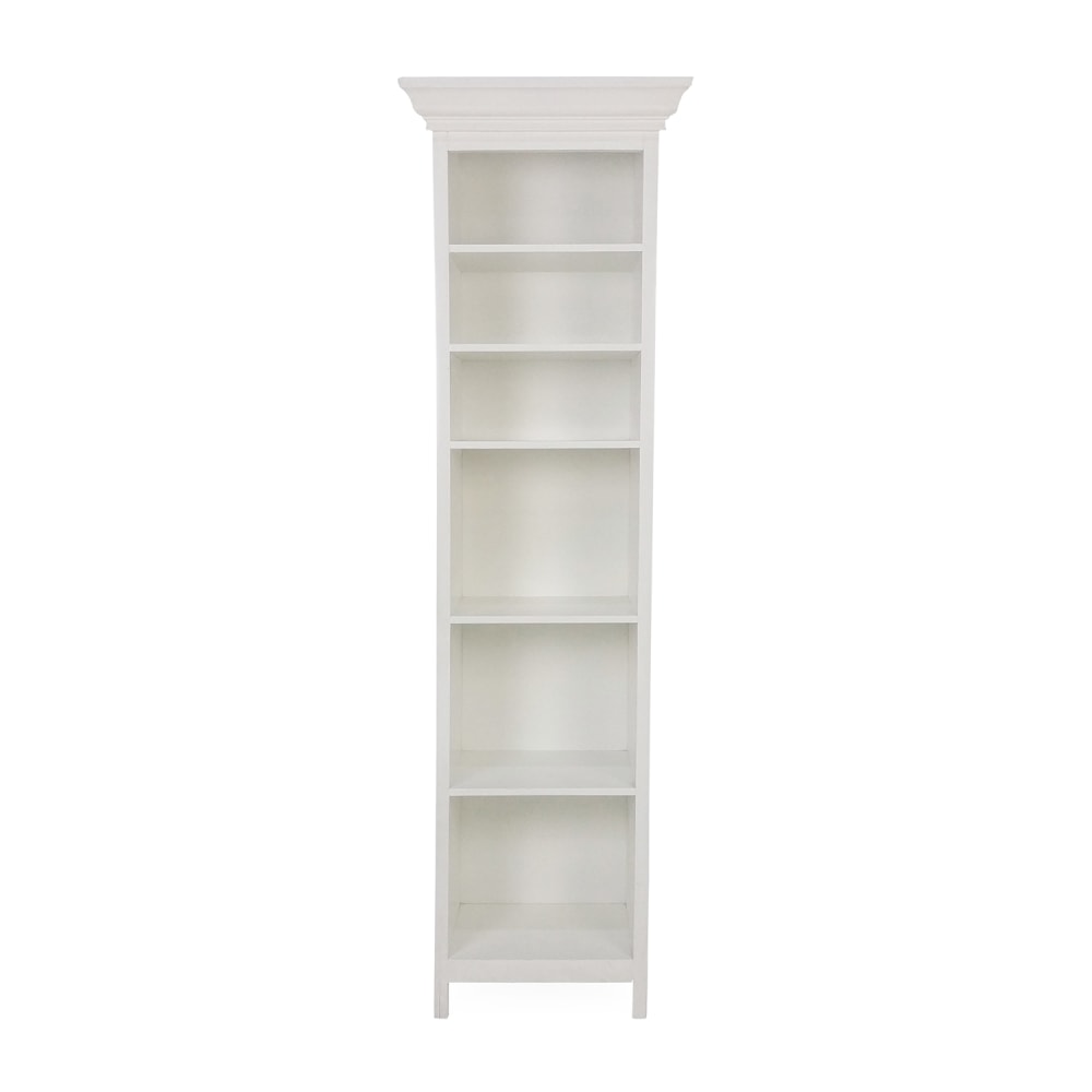 shop Pottery Barn White Wood Linen Shelf Pottery Barn Storage