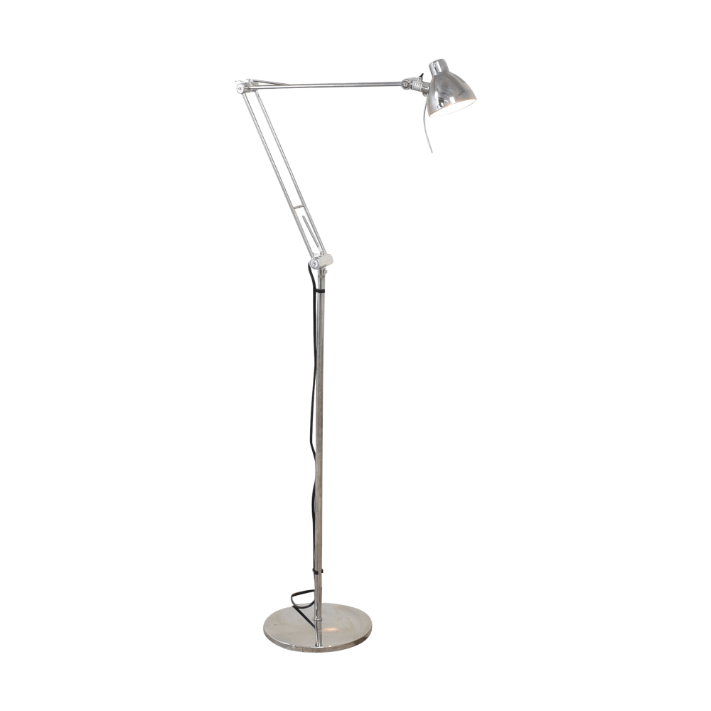 Wierook niet voldoende Registratie 37% OFF - IKEA IKEA Chrome Extendable Floor Lamp / Decor