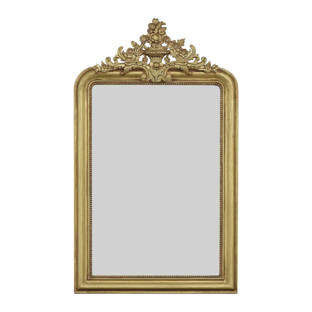 Louis Philippe Gilt Wall Mirror For Sale at 1stDibs