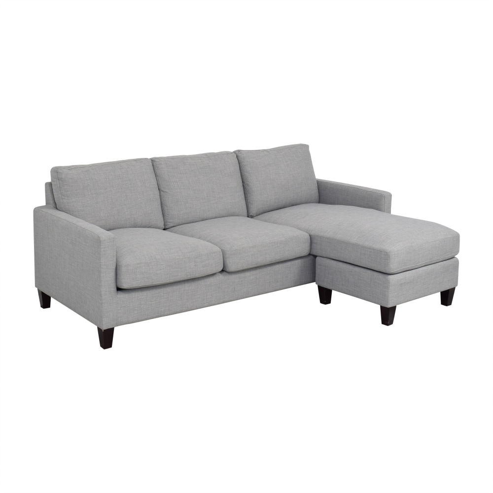 World Market World Market Chaise Sectional Sofa gray