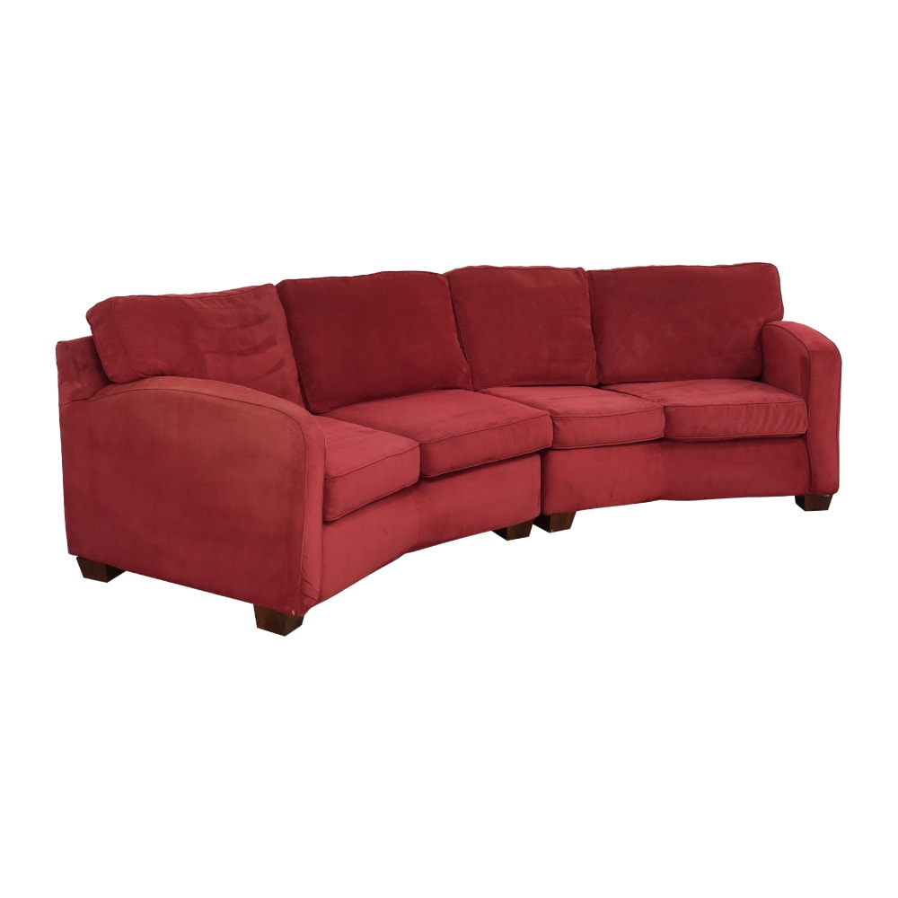 shop United Furniture United Furniture Curved Sectional Sofa online