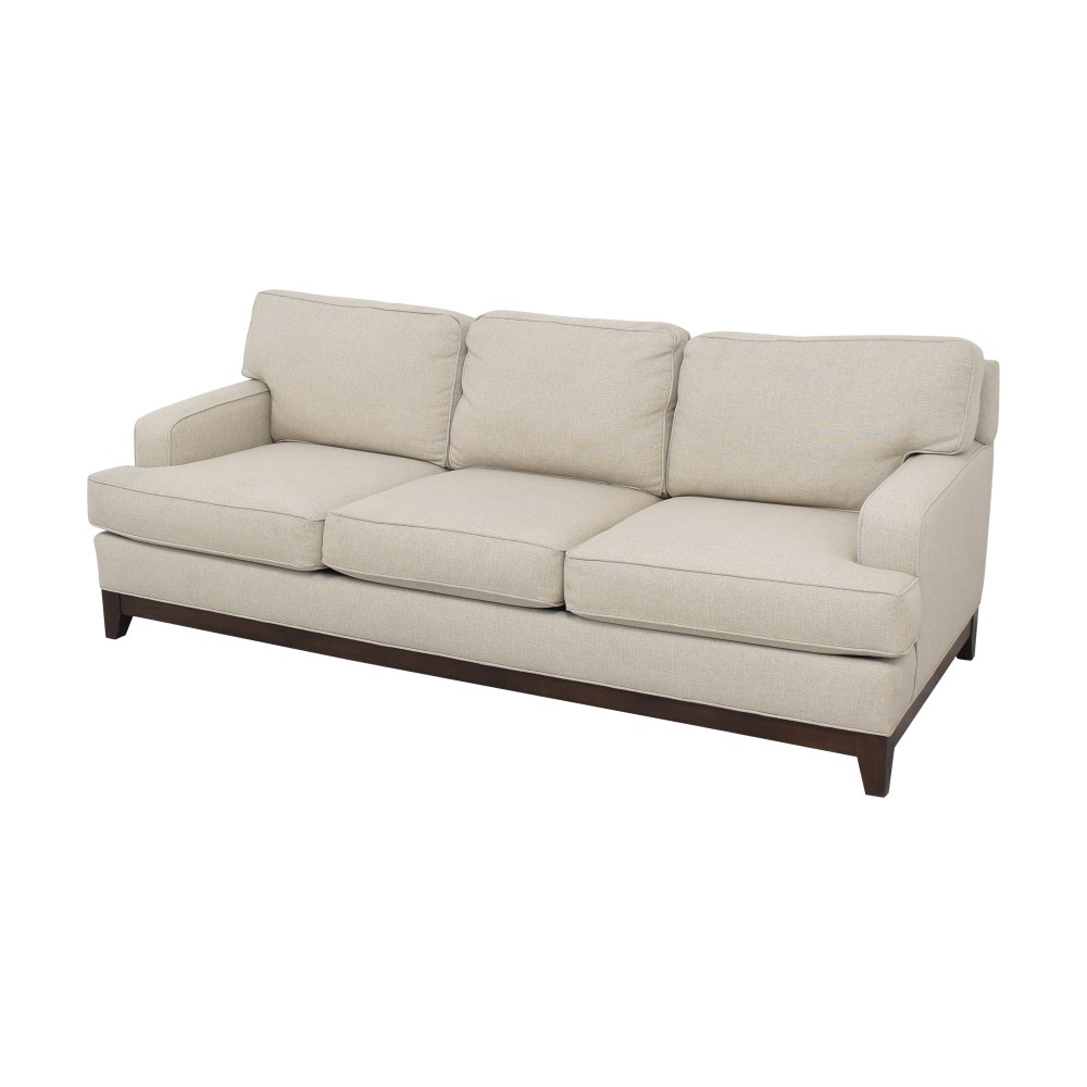 shop Ethan Allen Arcata Sofa with Ottoman Ethan Allen Classic Sofas