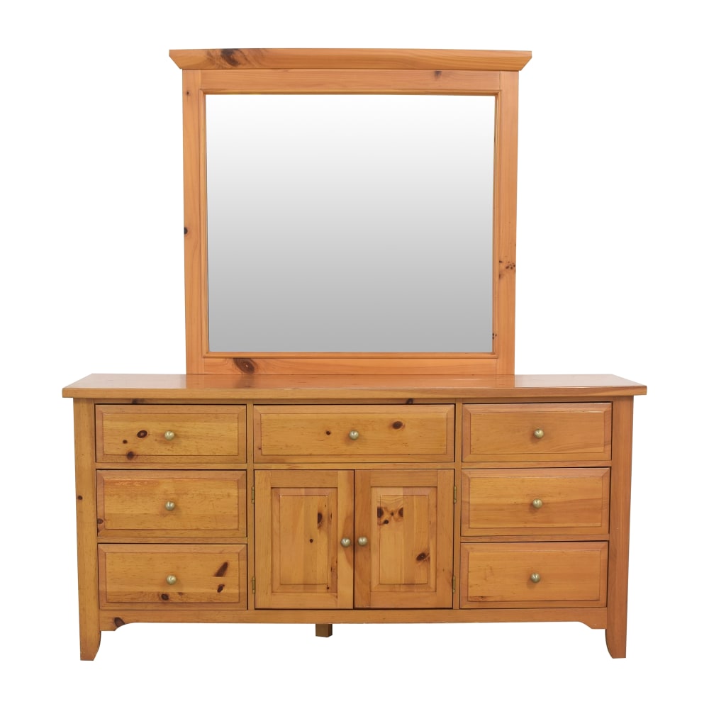 Broyhill Furniture Broyhill Shaker Style Dresser and Mirror