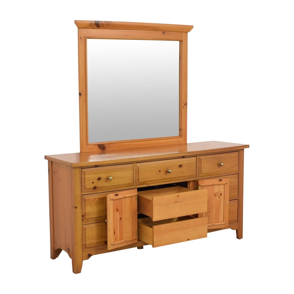 Broyhill Furniture Broyhill Shaker Style Dresser and Mirror