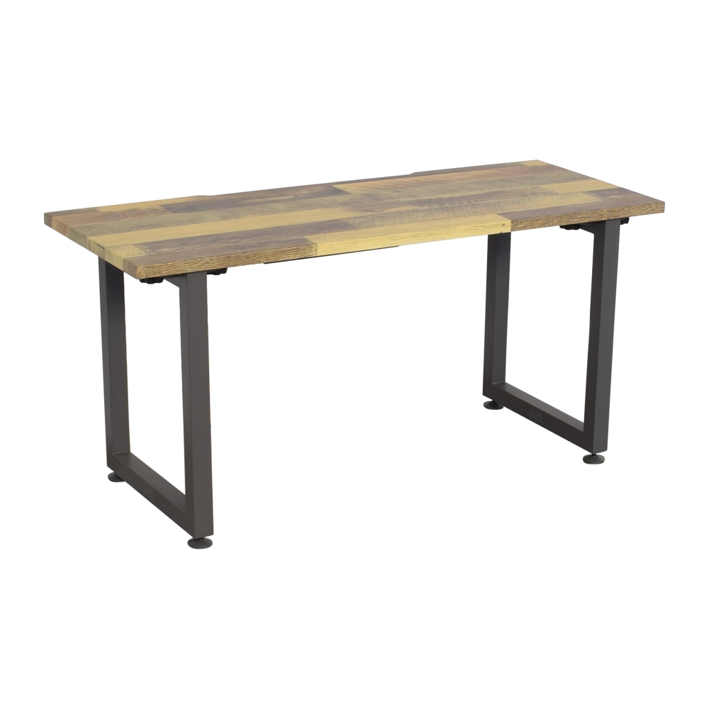 VARIDESK QuickPro - Table - Rectangular - Reclaimed Wood