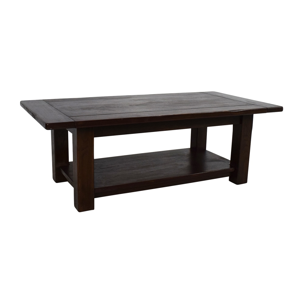 West Elm Wooden Coffee Table Used 