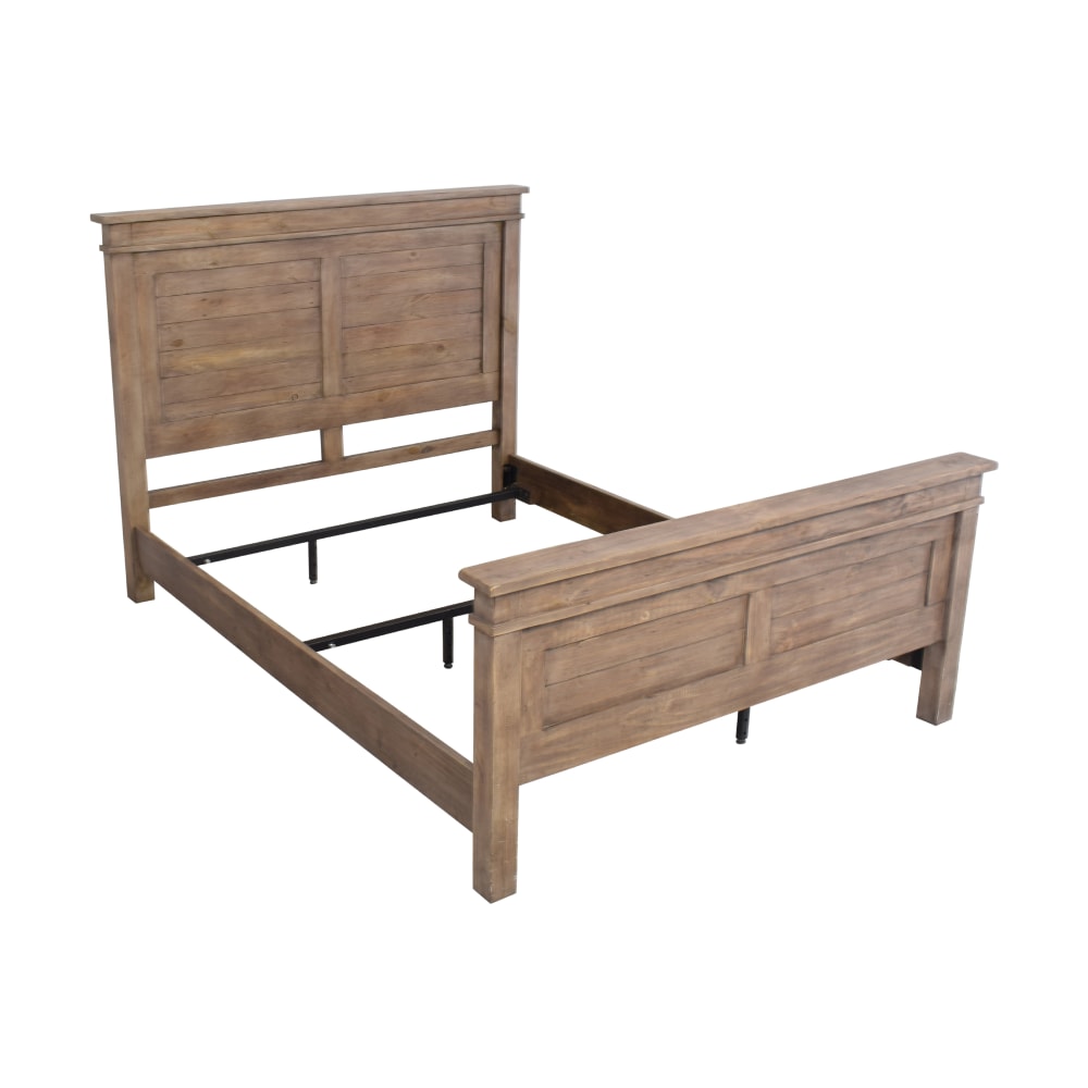 Zin Home Sierra Reclaimed Wood Platform Queen Bed 60 Off Kaiyo 