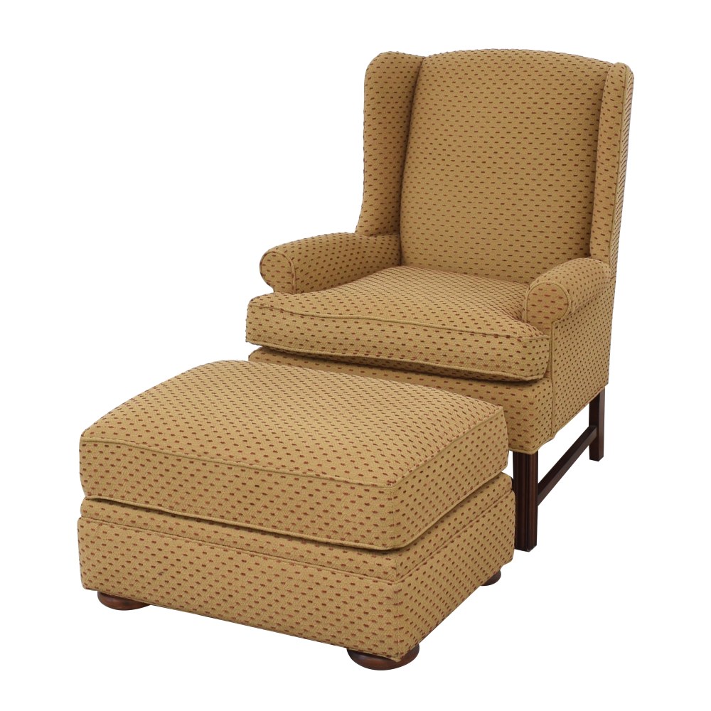 Thomasville Accent Chair With Ottoman 88 Off Kaiyo 3570