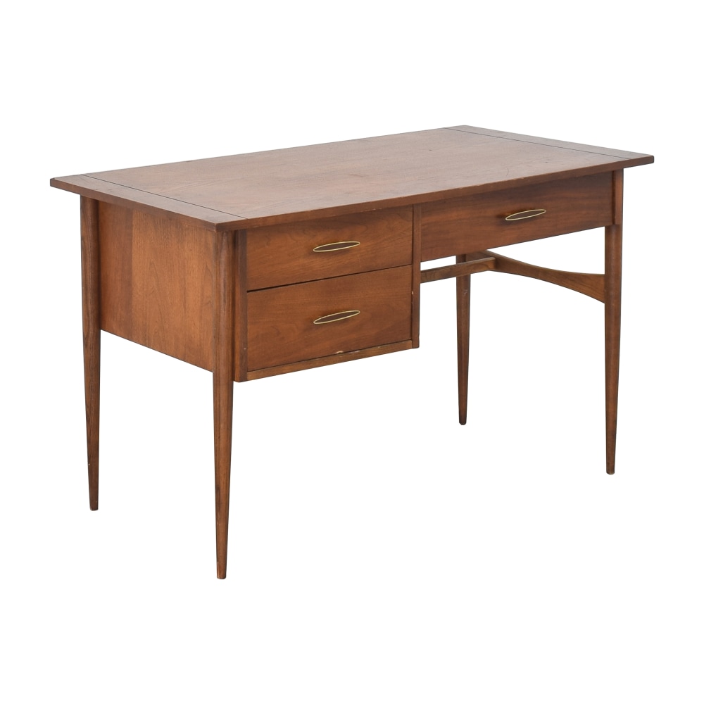 Malibu Teak Writing Table with Drawer