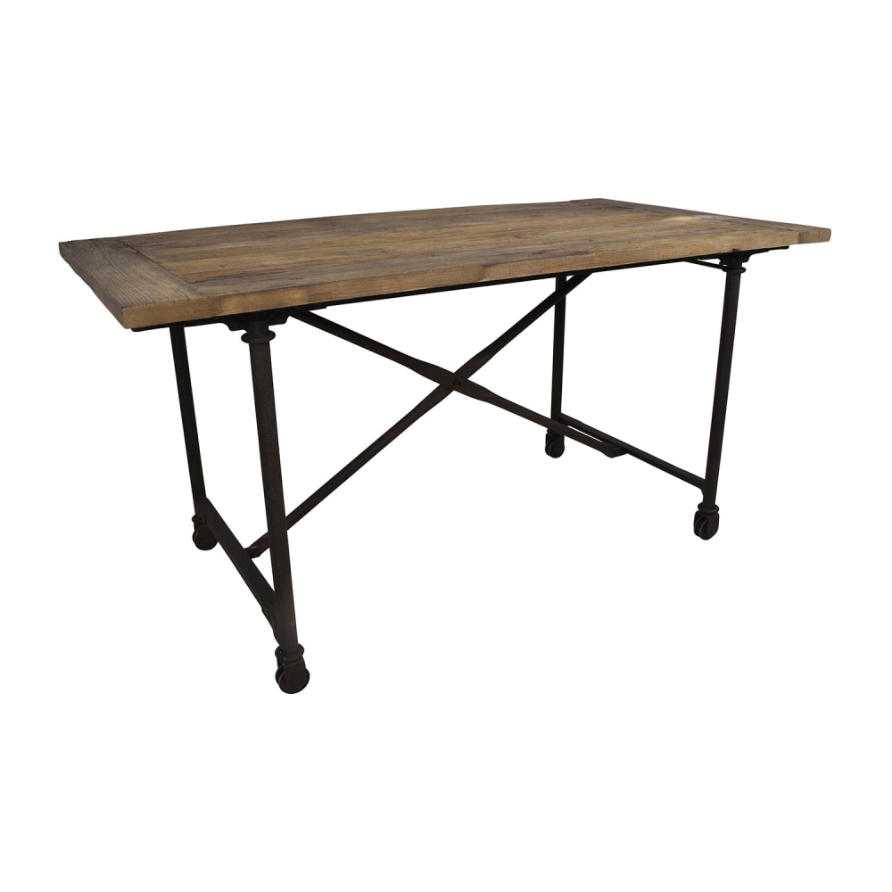 Restoration Hardware Restoration Hardware Reclaimed Natural Elm Dining Table Dinner Tables