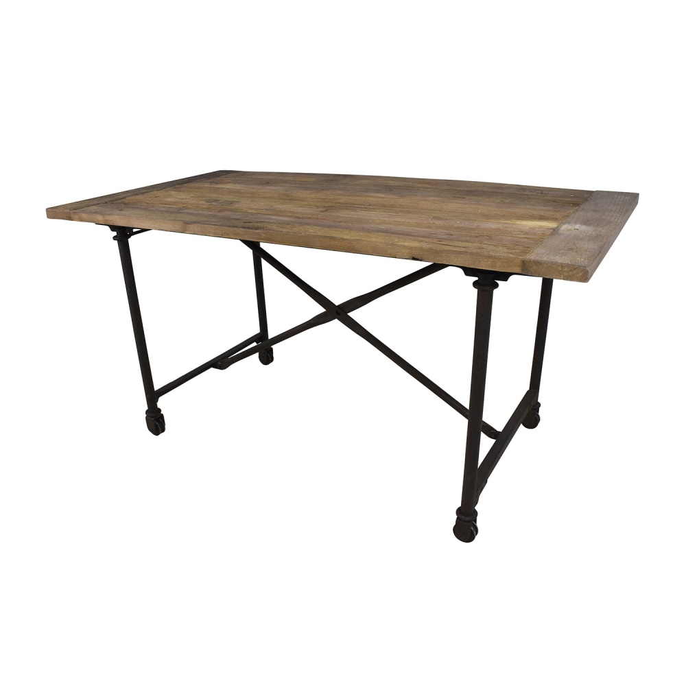 Restoration Hardware Restoration Hardware Reclaimed Natural Elm Dining Table on sale