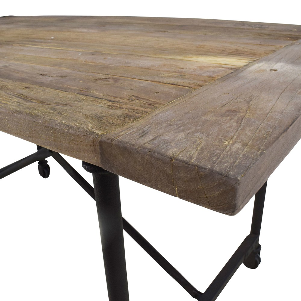 Restoration Hardware Restoration Hardware Reclaimed Natural Elm Dining Table