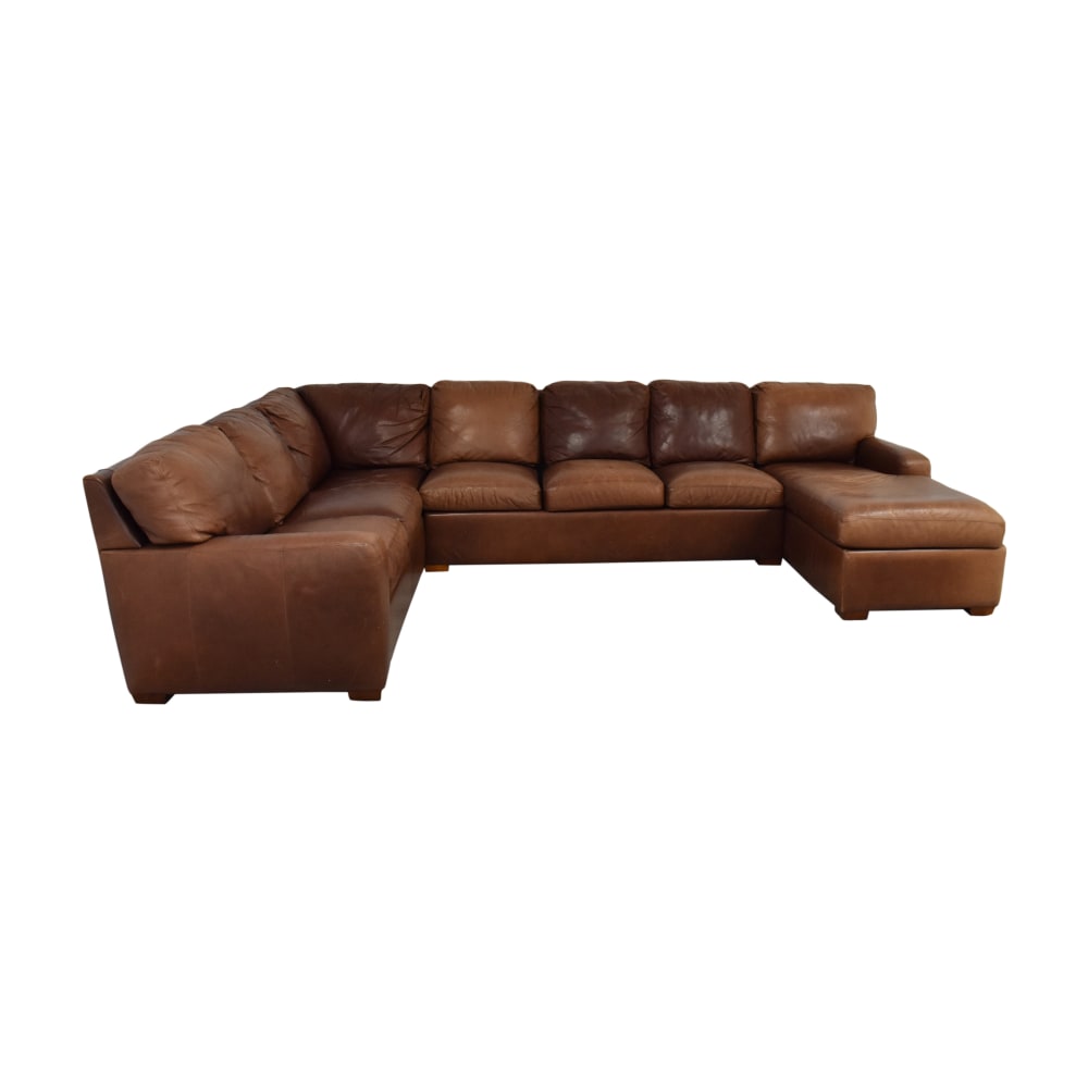 buy American Leather Danford Sectional Sofa American Leather Sofas