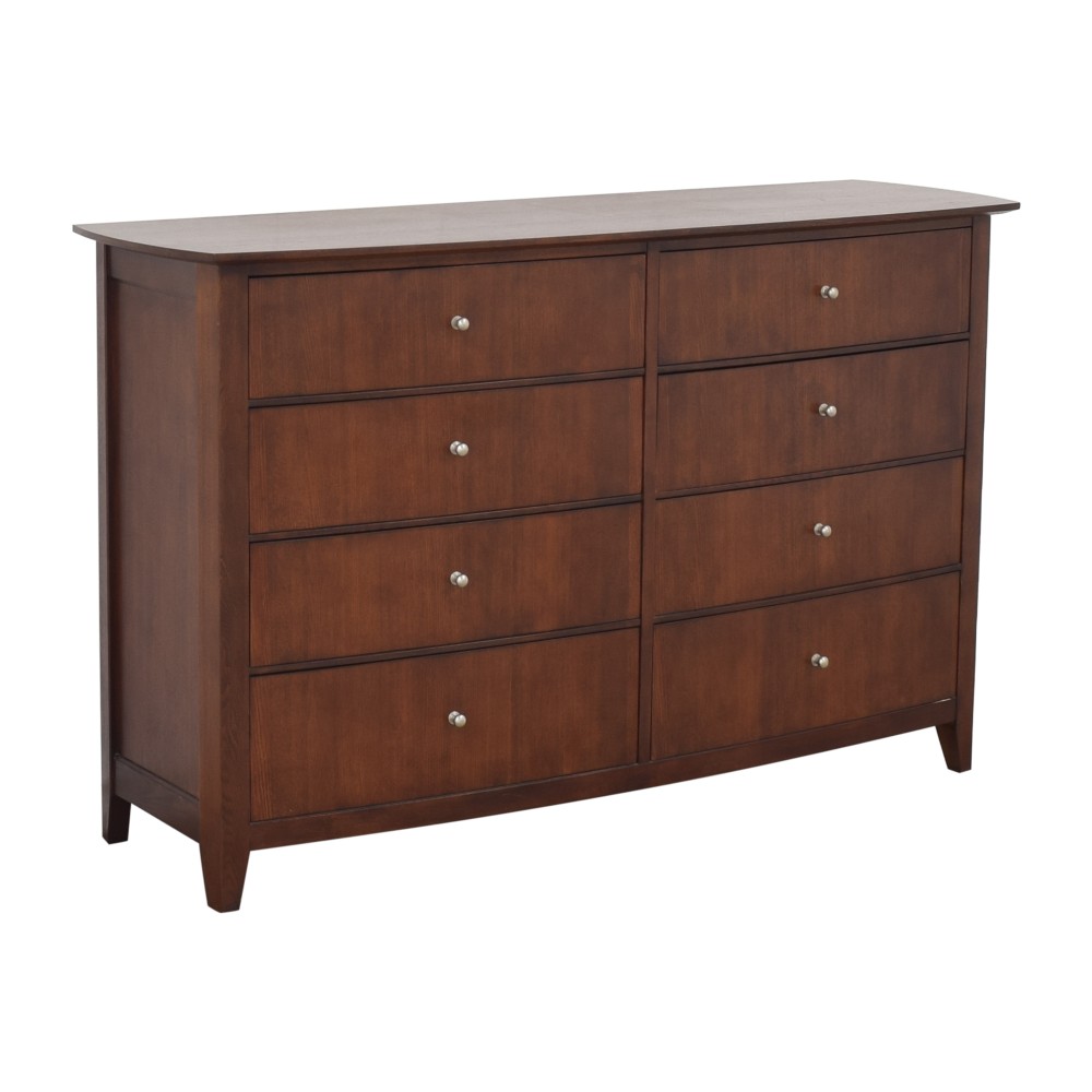 Thomasville Thomasville Eight Drawer Double Dresser brown