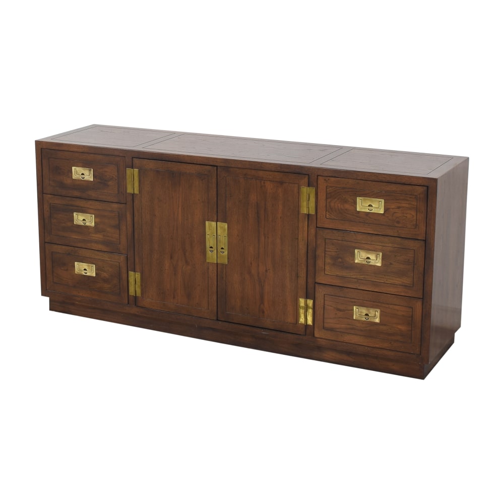 buy Henredon Campaign Style Sideboard Henredon Furniture Cabinets & Sideboards