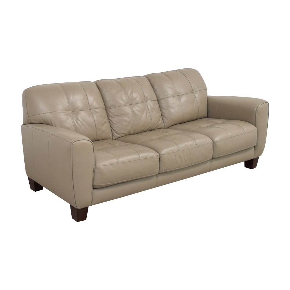 Macy’s Kaleb Tufted Three Cushion Sofa | 85% Off | Kaiyo