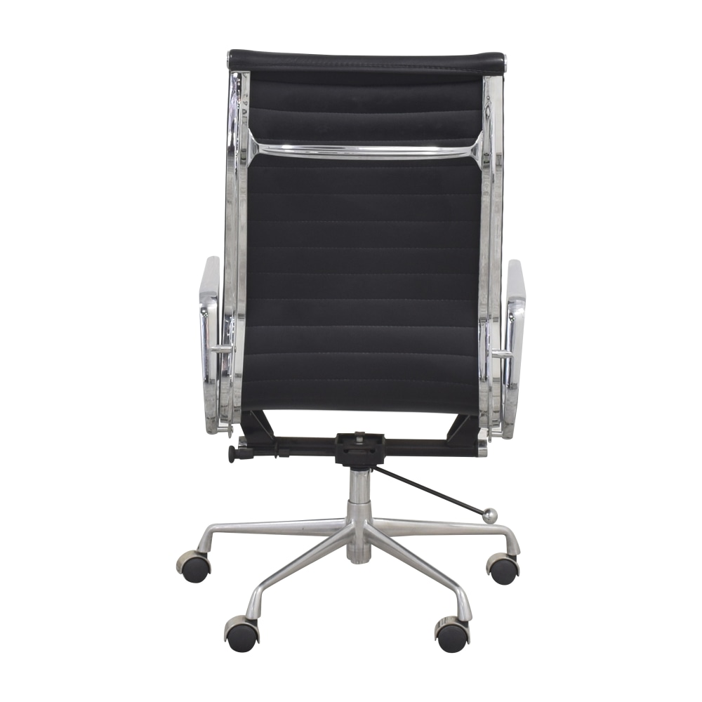  Eames-Style High Back Ribbed Office Chair