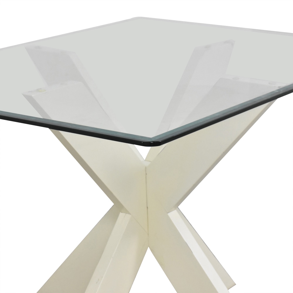 Pier 1 Simon Transparent Dining Table | 67% Off | Kaiyo