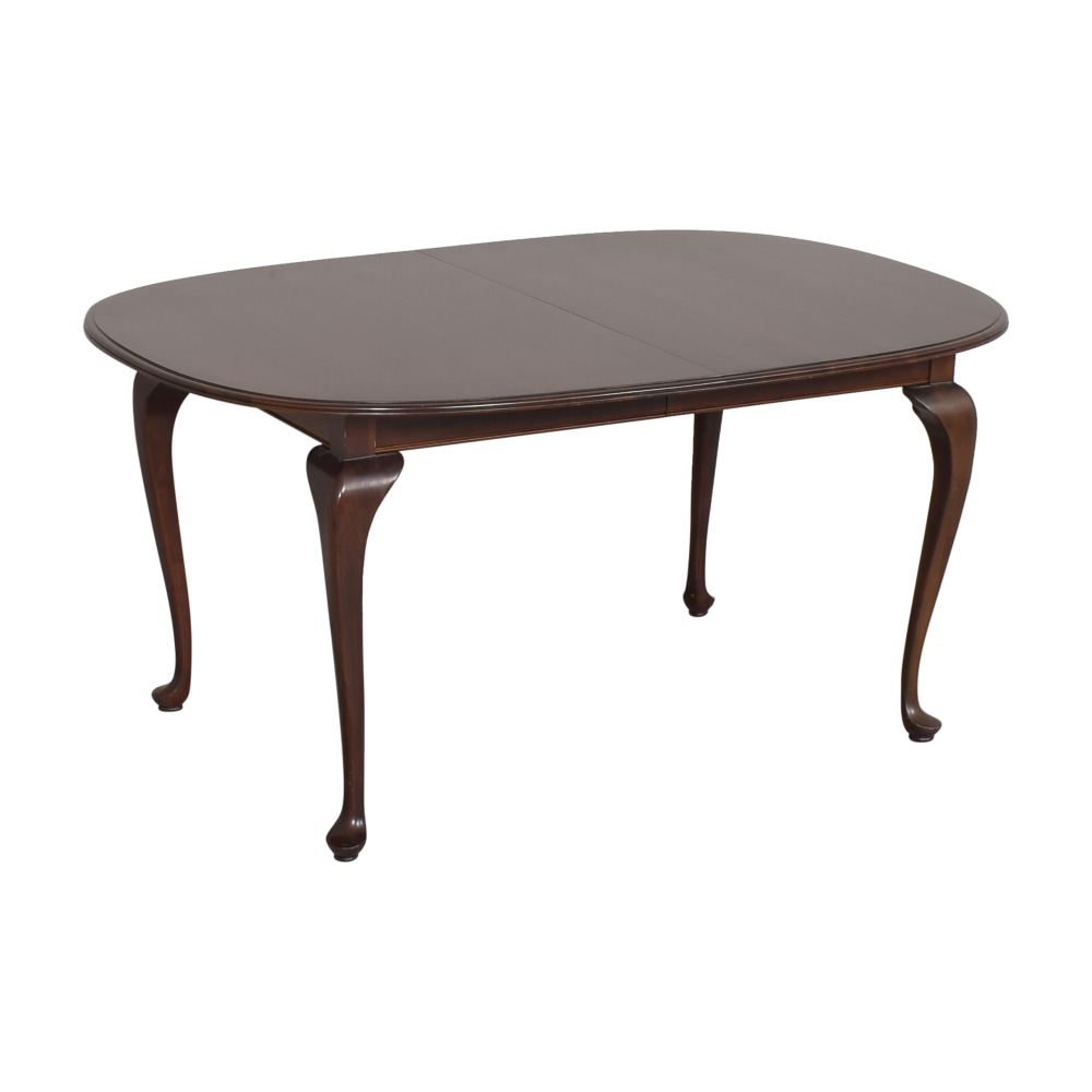 Ethan Allen Georgian Court Oval Extendable Dining Table 68% Off Kaiyo