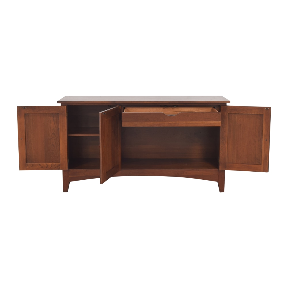 buy Ethan Allen Three Door Buffet Sideboard Ethan Allen Storage