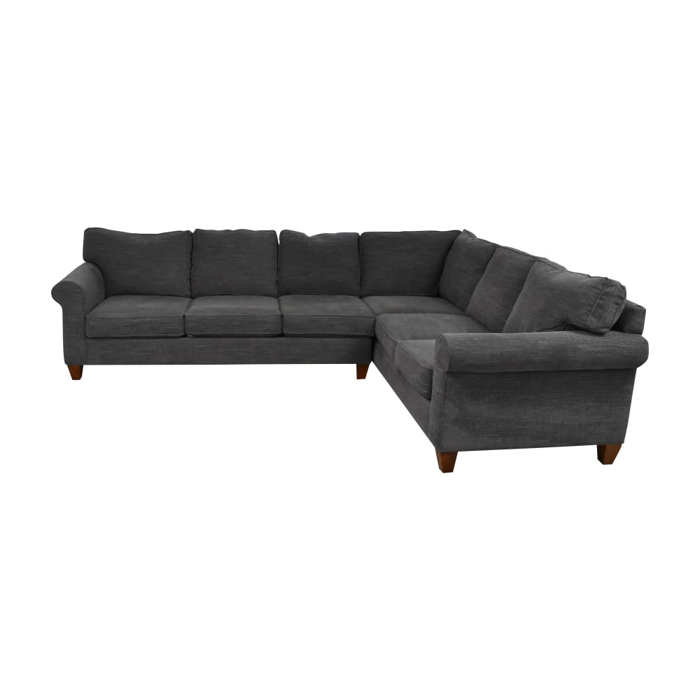 Havertys Corey L Shaped Sectional Sofa