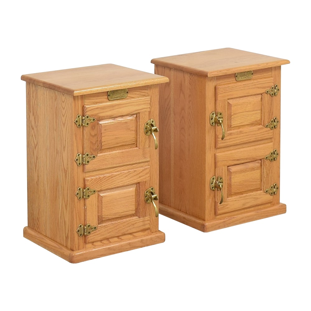 shop Lawless Hardware Lawless Hardware White Clad Ice Box End Tables online