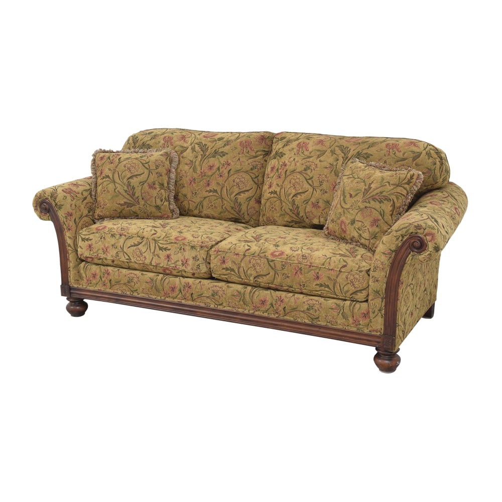 47 Off Clayton Marcus Clayton Marcus Floral Roll Arm Sofa Sofas