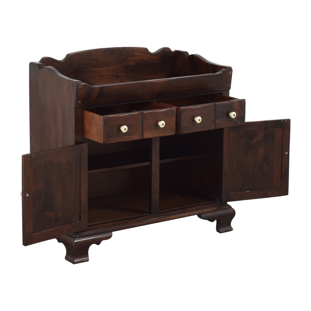 buy Ethan Allen Colonial-Style Dry Sink Cabinet Ethan Allen Cabinets & Sideboards