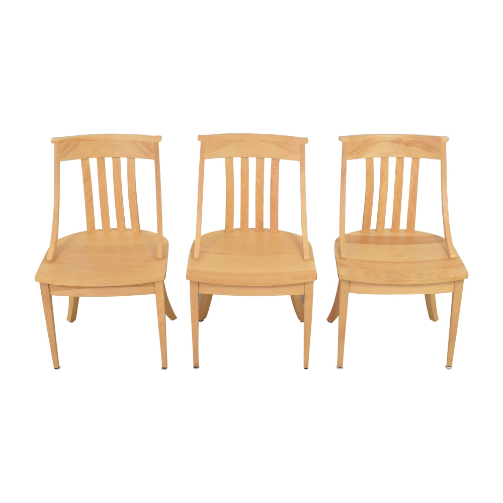 Pompanoosuc Mills Norwich Dining Side Chairs | 80% Off | Kaiyo