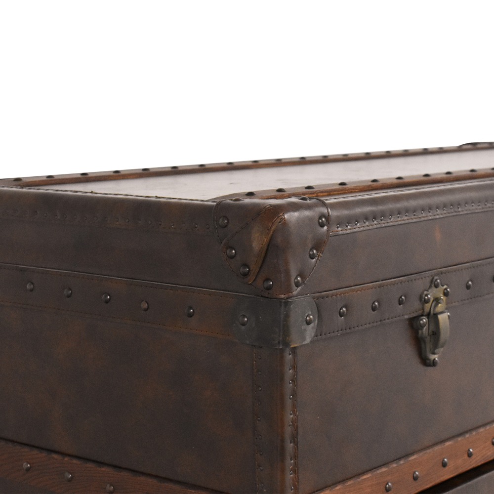 Restoration Hardware Steamer Trunk Dresser, 53% Off