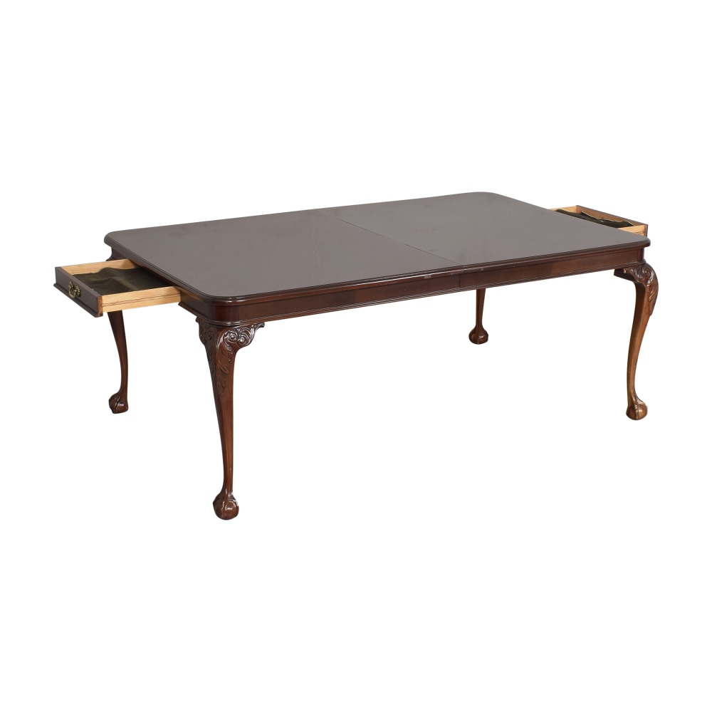 Bernhardt Bernhardt Centennial Collection Chippendale Dining Table brown