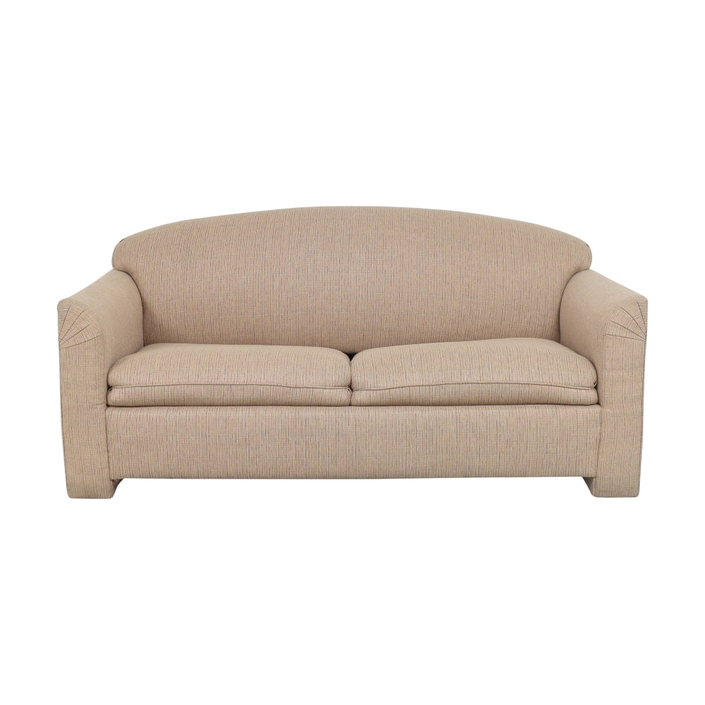 Simmons Two Cushion Sleeper Sofa 72