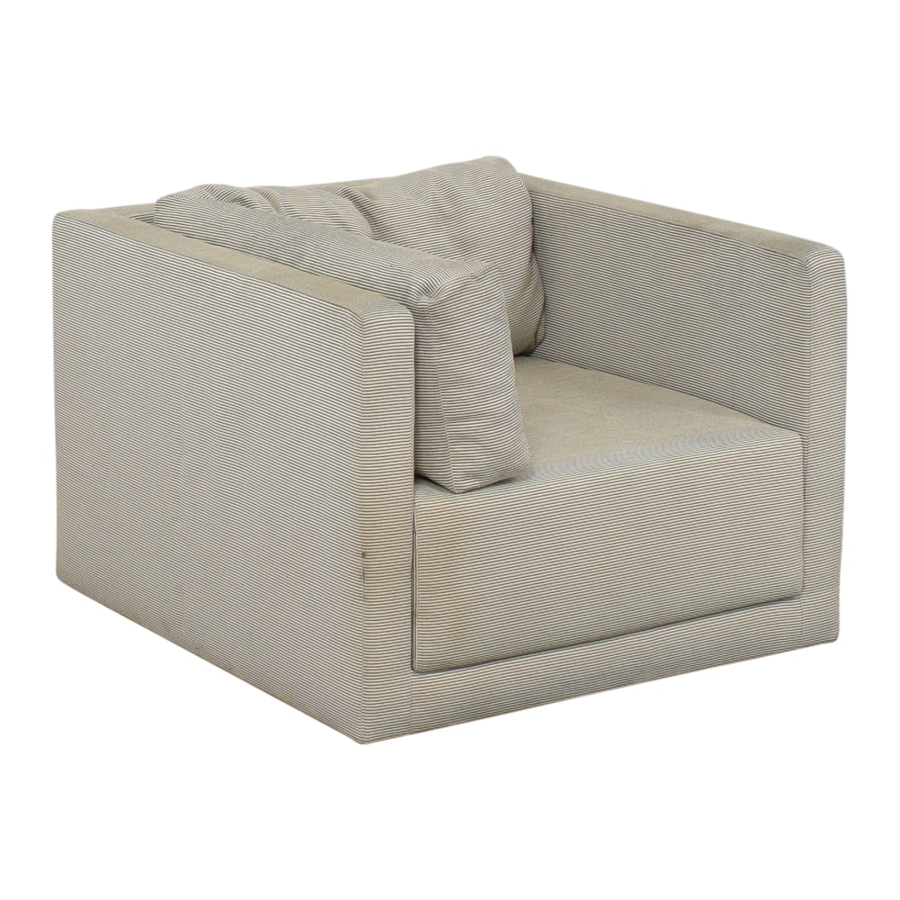 Armani Swivel Glider Recliner - Grey