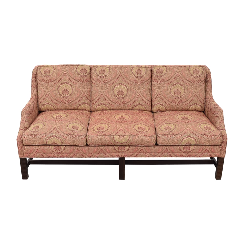 Old Hickory Tannery Executive 76L Chesterfield Sofa