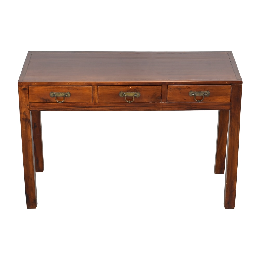 45% OFF - Three Drawer Writing Desk / Tables